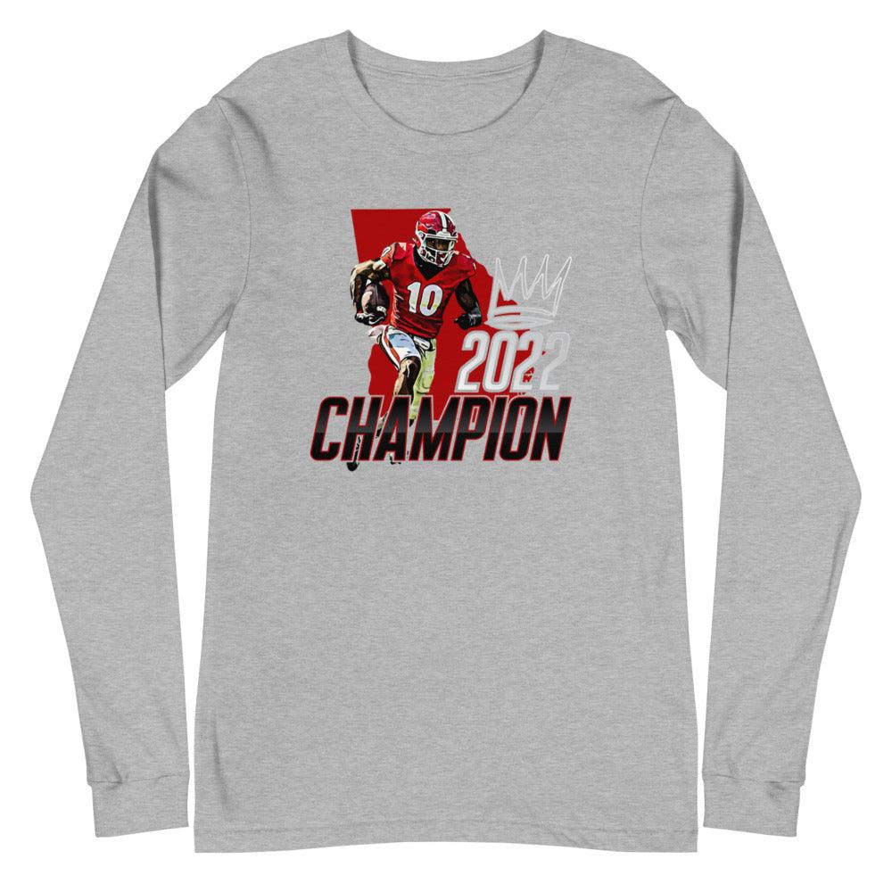 Kearis Jackson "2022 Champ" Long Sleeve Tee - Fan Arch