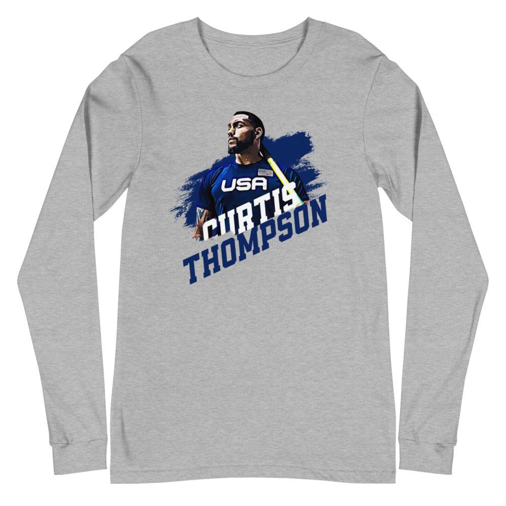 Curtis Thompson "USA" Long Sleeve Tee - Fan Arch
