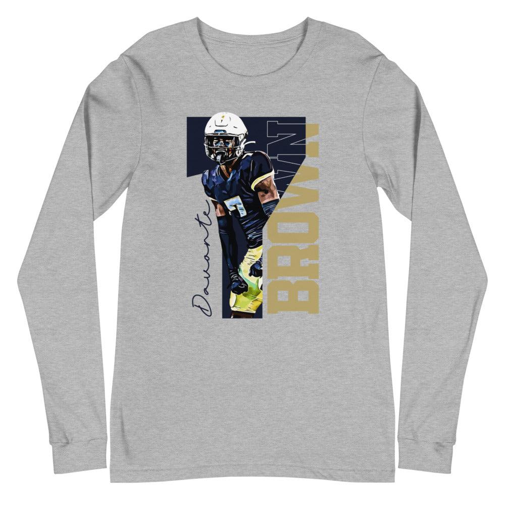 Davonte Brown "Hidden Gem" Long Sleeve Tee - Fan Arch