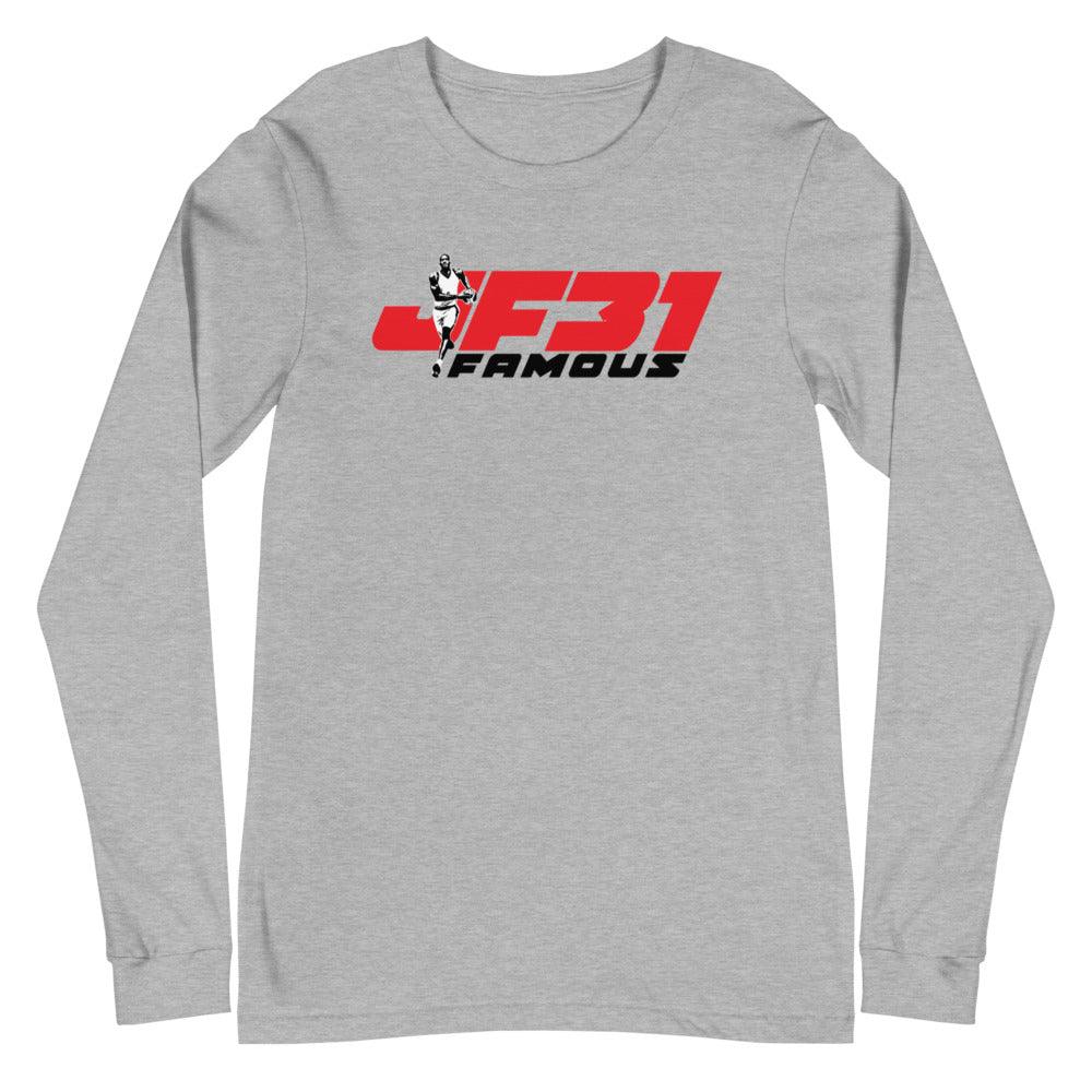 Jarrid Famous "Signature" Long Sleeve Tee - Fan Arch