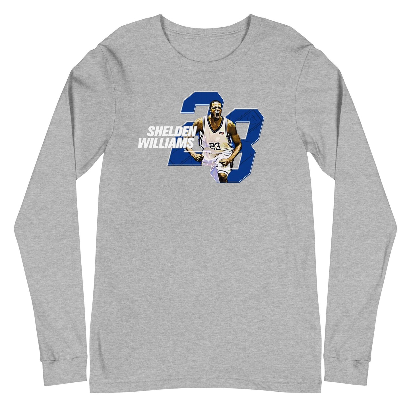 Shelden Williams "Throwback" Long Sleeve Tee - Fan Arch