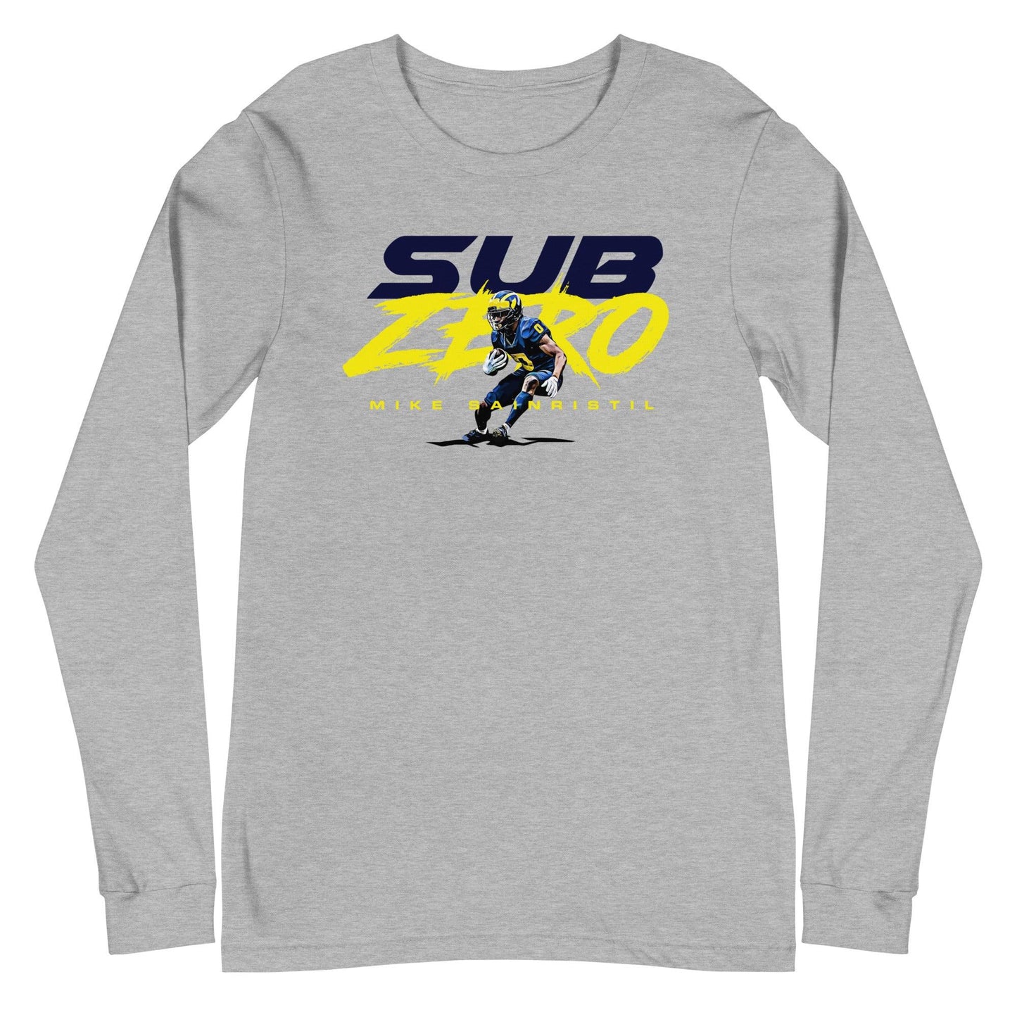 Mike Sainristil "Sub Zero" Long Sleeve Tee - Fan Arch