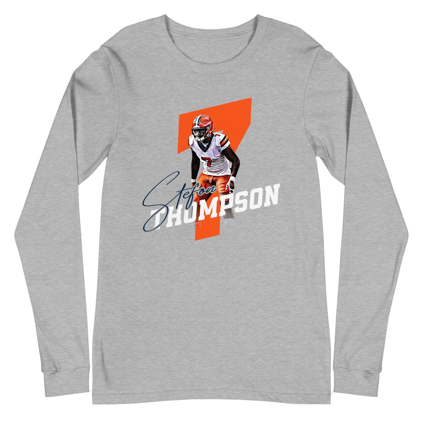 Stefon Thompson "7" Long Sleeve Tee - Fan Arch