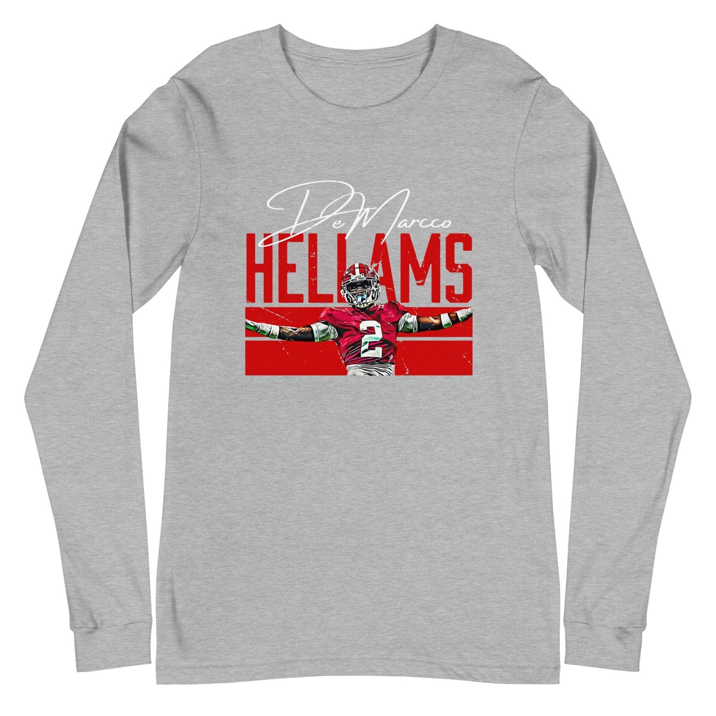 DeMarcco Hellams “Signature” Long Sleeve Tee - Fan Arch