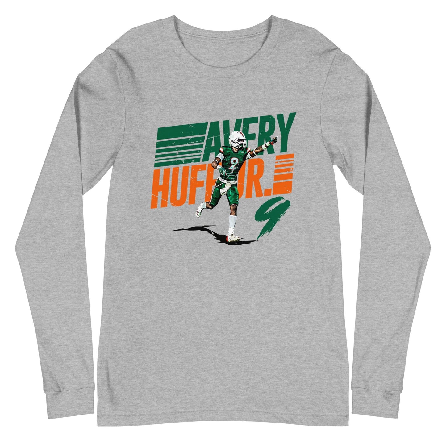 Avery Huff Jr. "Gametime" Long Sleeve Tee - Fan Arch