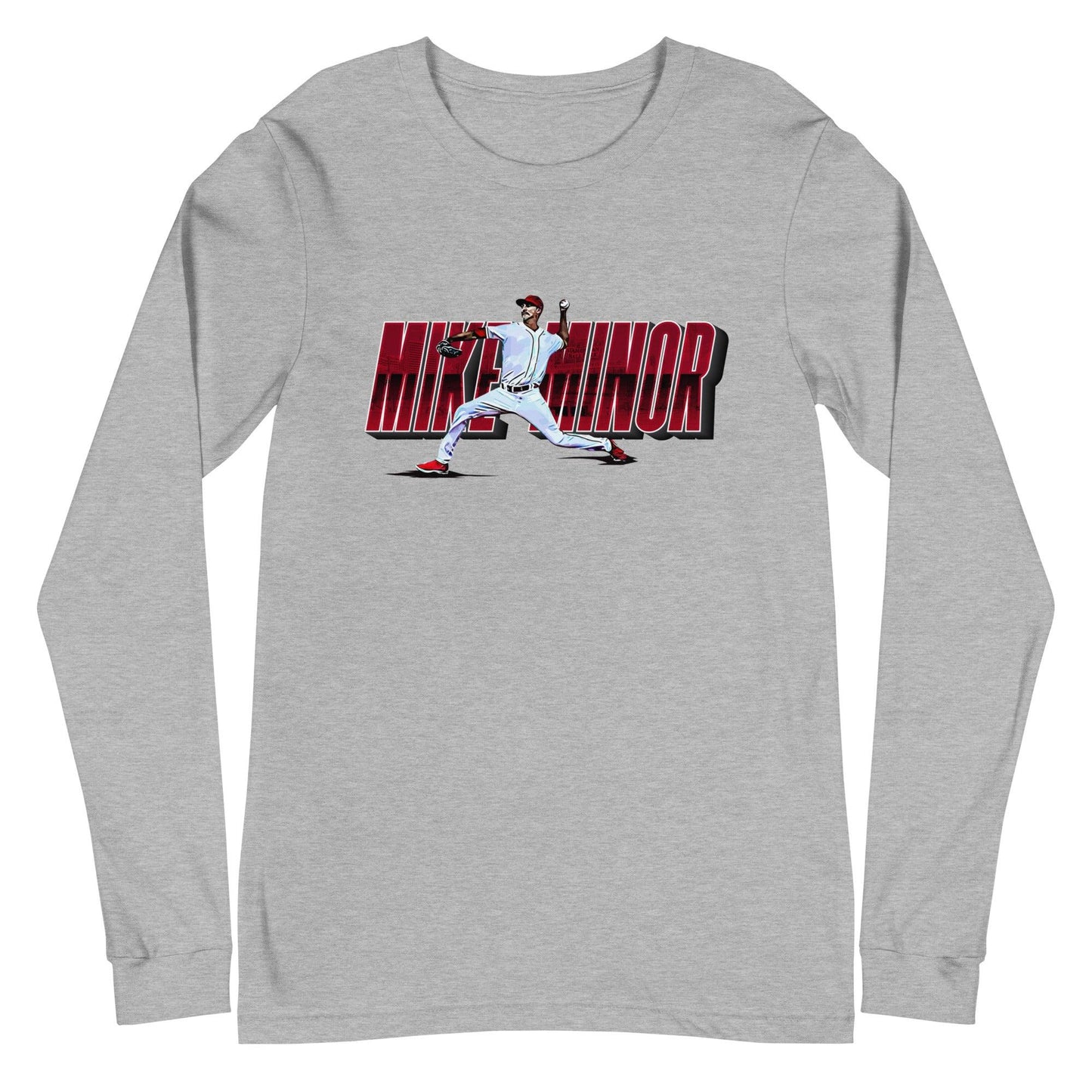 Mike Minor "Wind Up" Long Sleeve Tee - Fan Arch