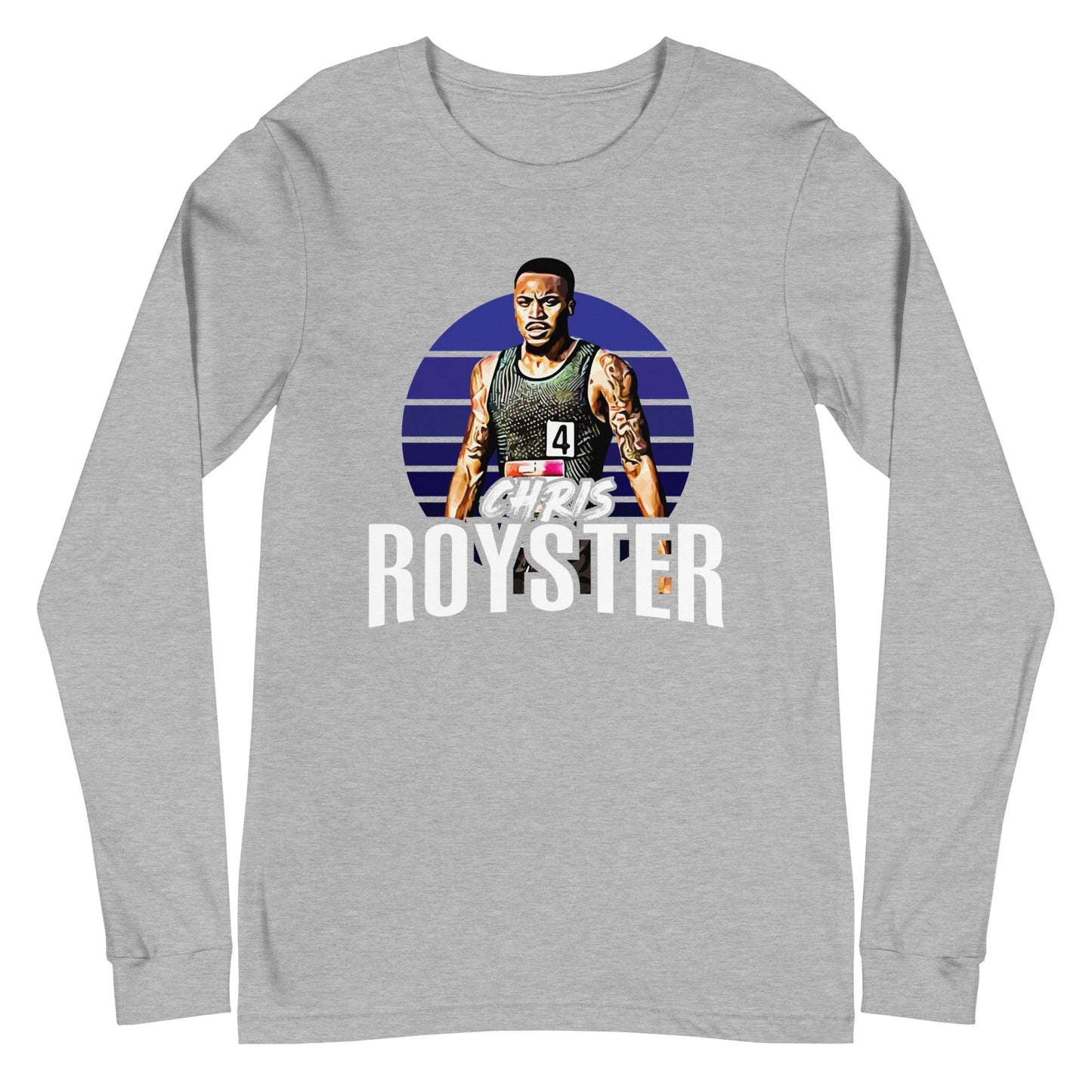 Chris Royster "Race Ready" Long Sleeve Tee - Fan Arch