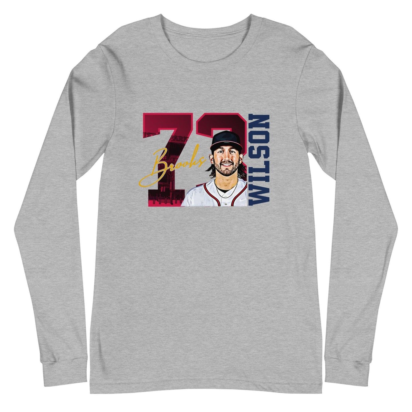 Brooks Wilson "Essential" Long Sleeve Tee - Fan Arch