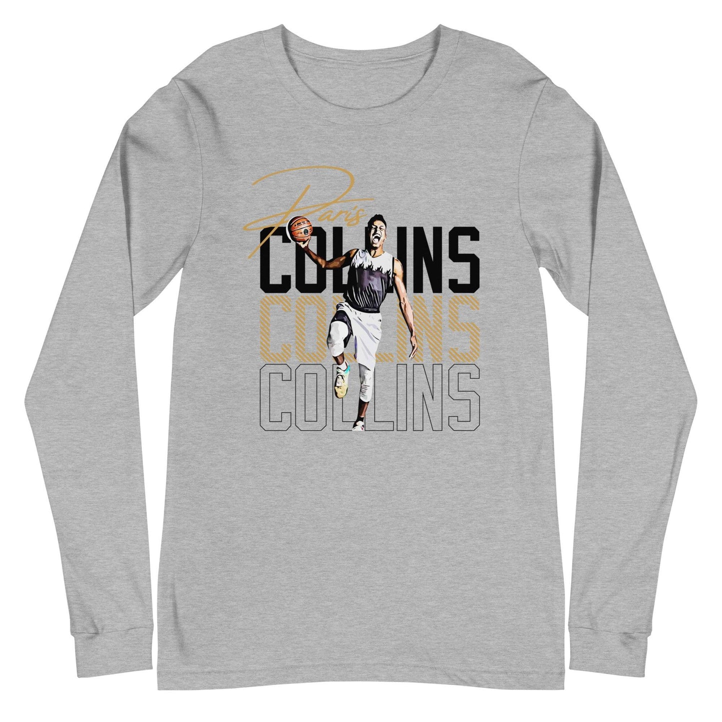 Paris Collins “Essential” Long Sleeve Tee - Fan Arch