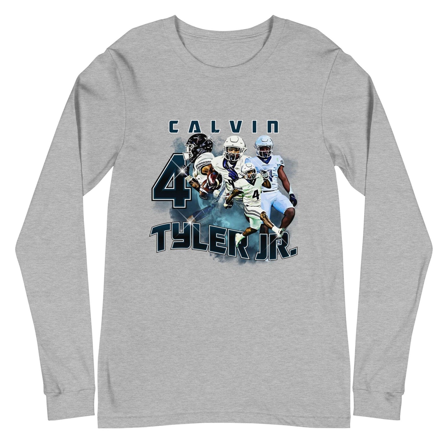 Calvin Tyler Jr. "Vintage" Long Sleeve Tee - Fan Arch