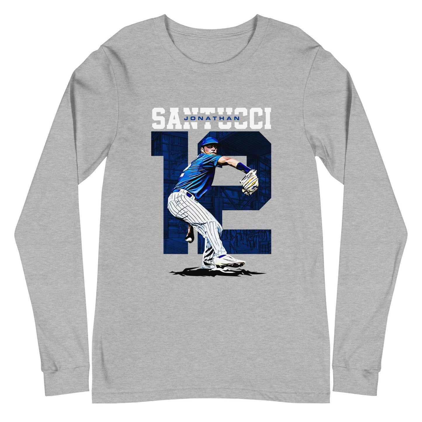Jonathan Santucci “Signature” Long Sleeve Tee - Fan Arch