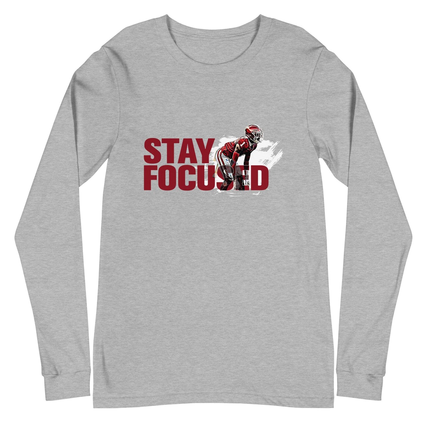 Joshua Eaton "Stay Focused" Long Sleeve Tee - Fan Arch
