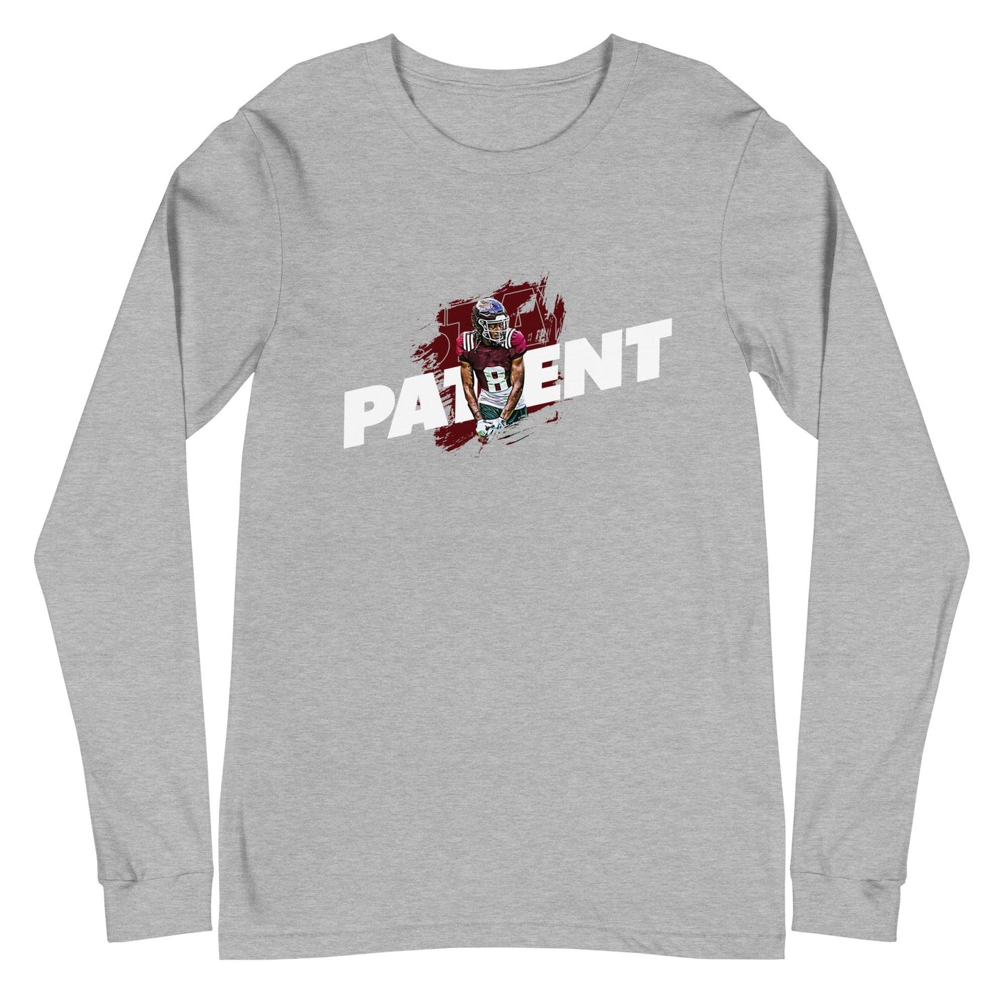 Yulkeith Brown "Stay Patient" Long Sleeve Tee - Fan Arch