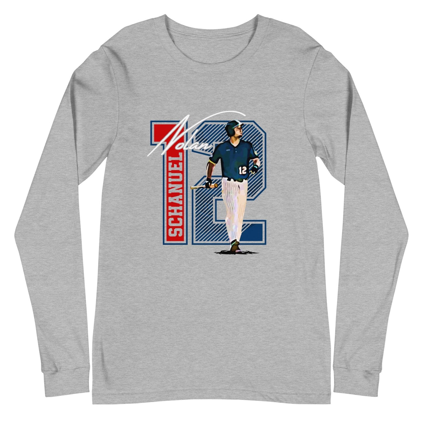 Nolan Schanuel “Essential” Long Sleeve Tee - Fan Arch