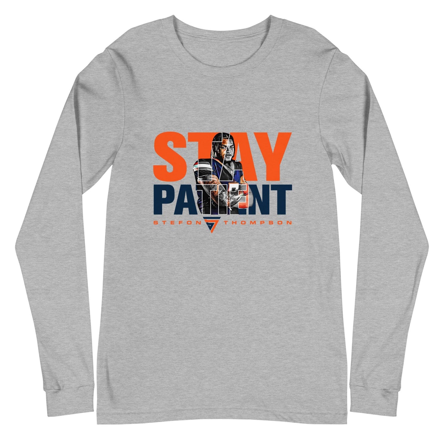 Stefon Thompson "Stay Patient" Long Sleeve Tee - Fan Arch