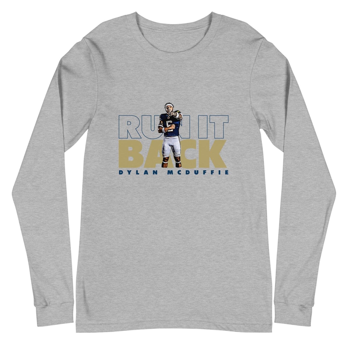Dylan McDuffie "Run It Back" Long Sleeve Tee - Fan Arch