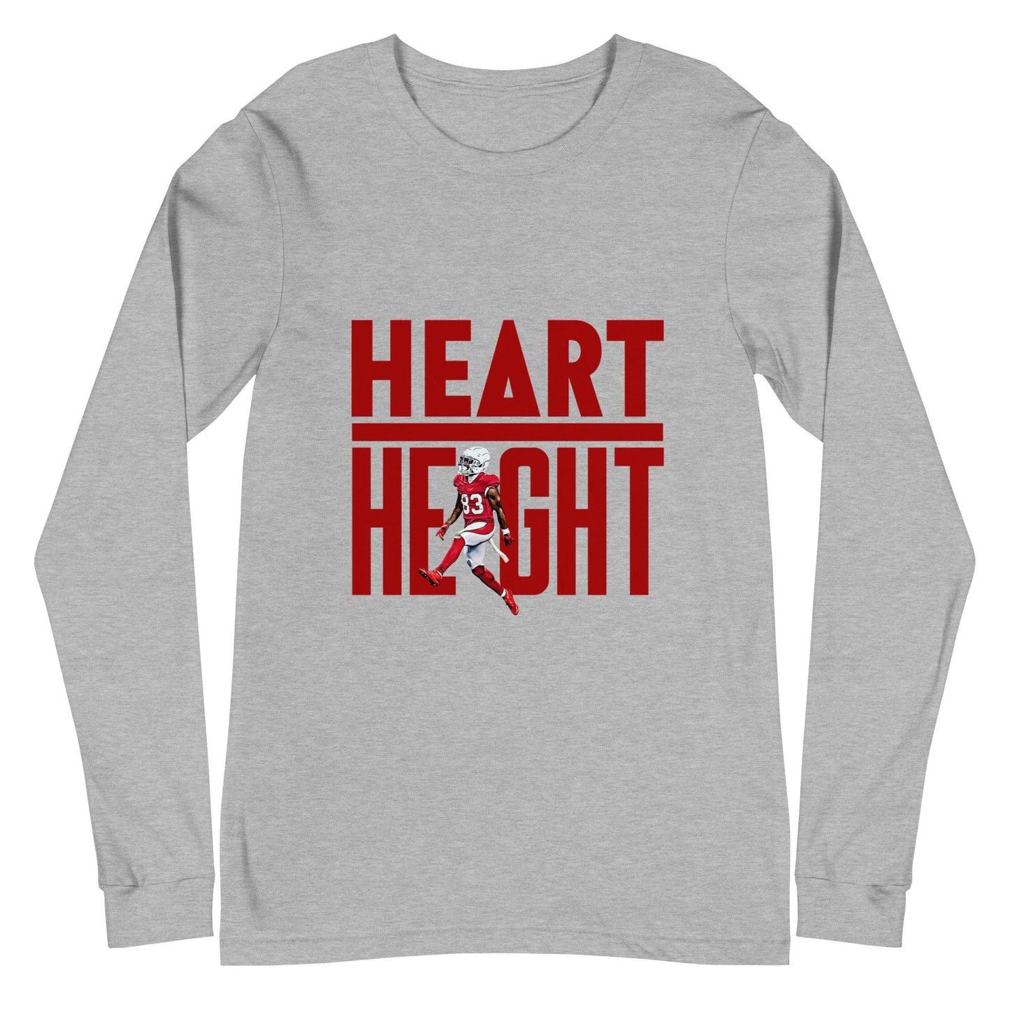 Greg Dortch "Heart Over Height" Long Sleeve Tee - Fan Arch