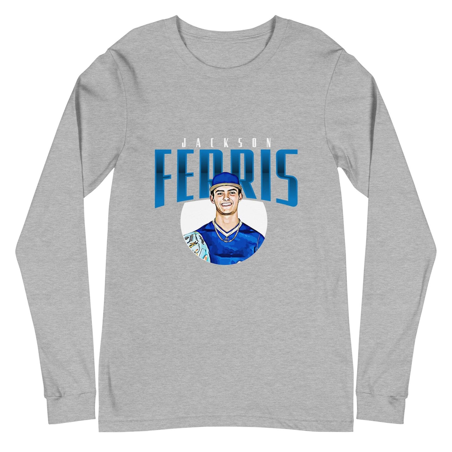 Jackson Ferris “Essential” Long Sleeve Tee - Fan Arch