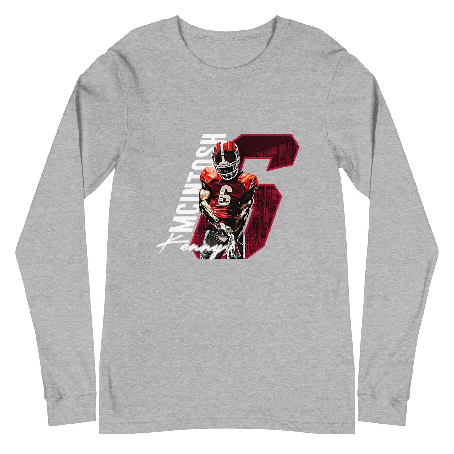 Kenny McIntosh "Gameday" Long Sleeve Tee - Fan Arch