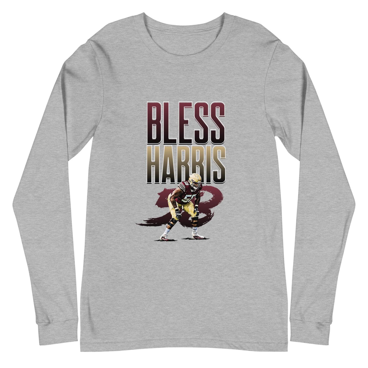 Bless Harris "Gameday" Long Sleeve Tee - Fan Arch
