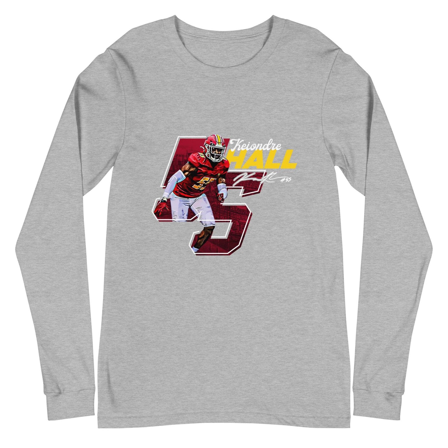 Keiondre Hall "Signature" Long Sleeve Tee - Fan Arch