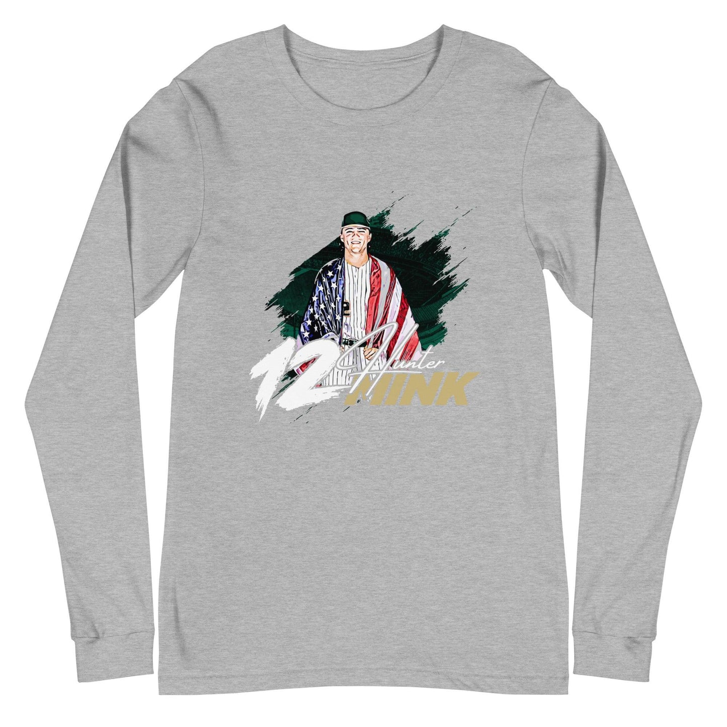 Hunter Mink "USA" Long Sleeve Tee - Fan Arch
