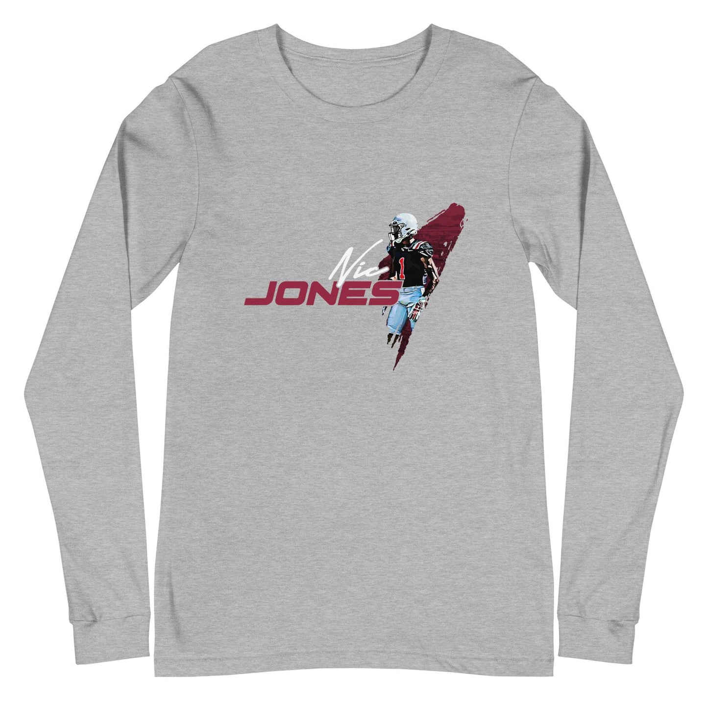 Nic Jones "Essential" Long Sleeve Tee - Fan Arch
