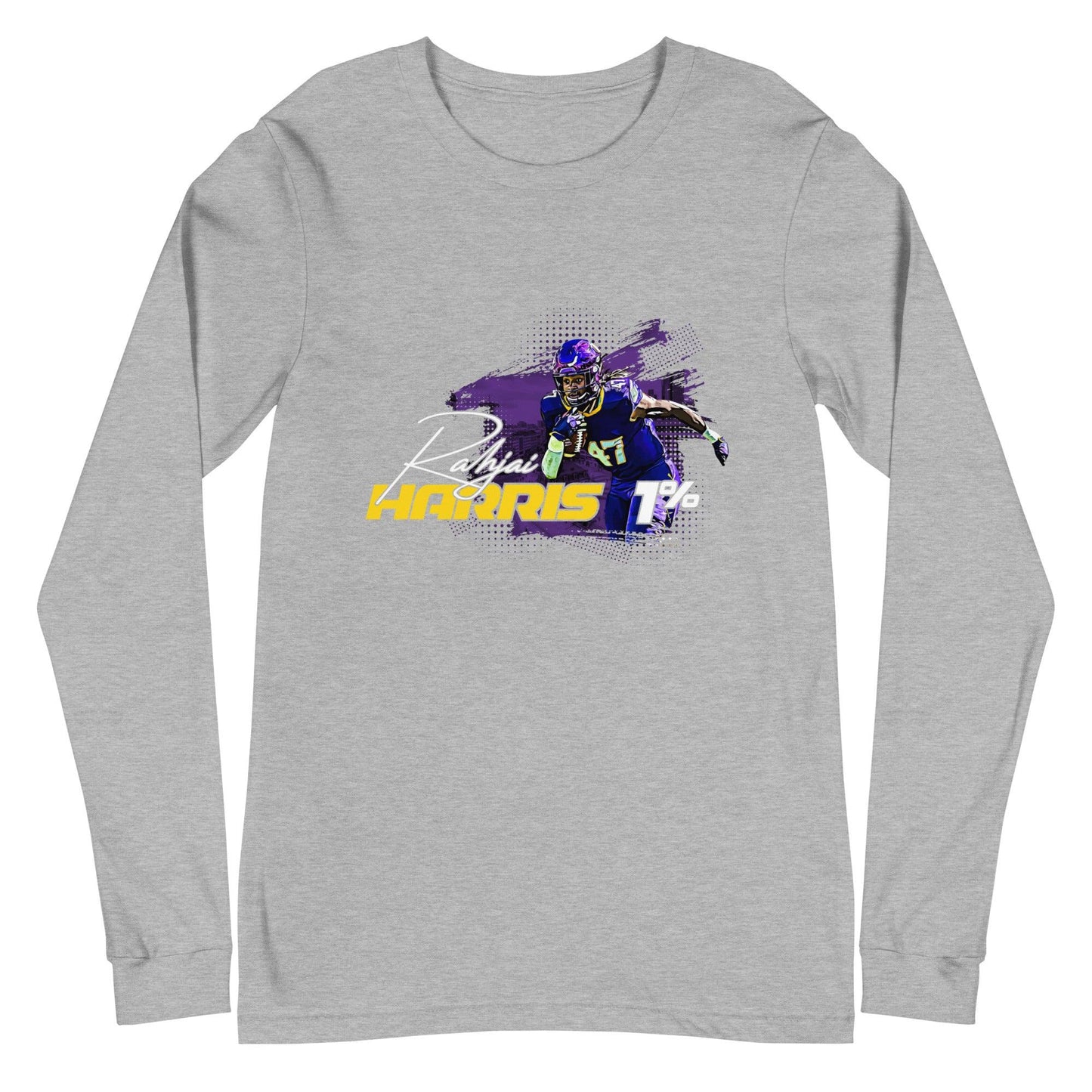 Rahjai Harris "1%" Long Sleeve Tee - Fan Arch