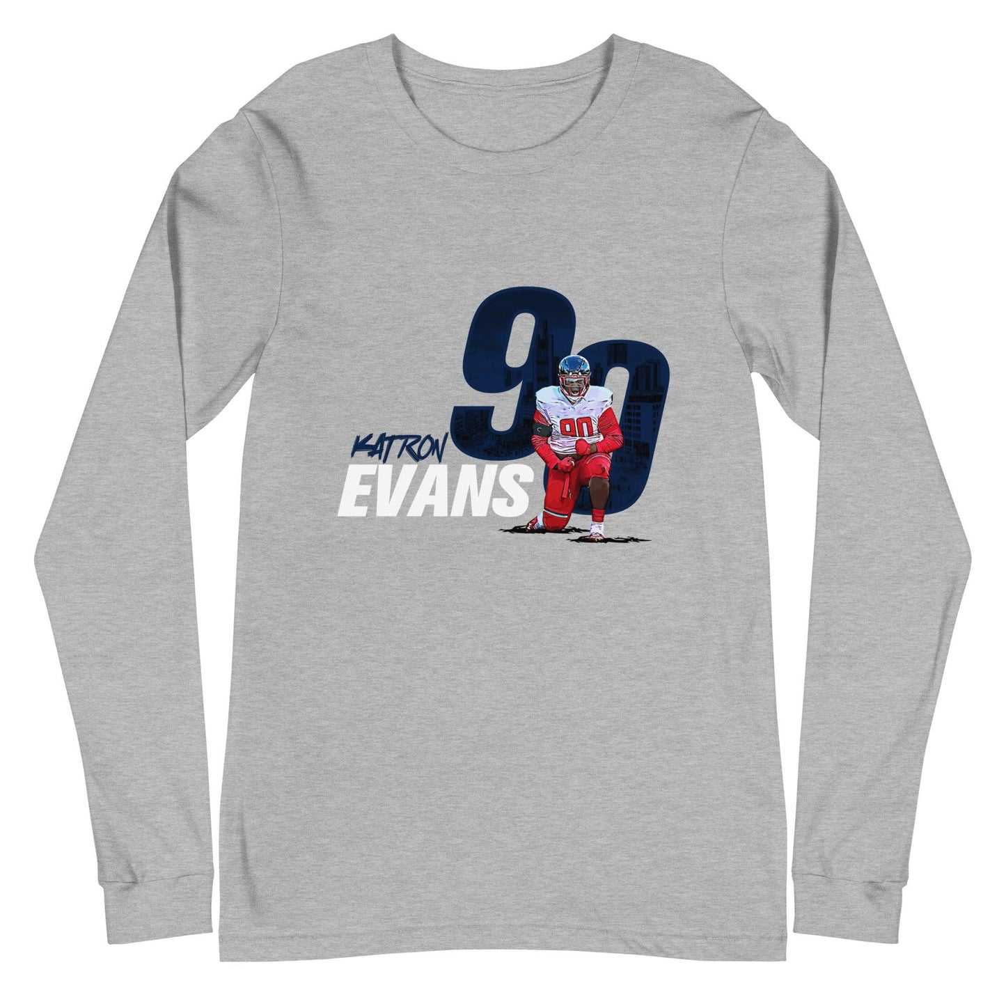 Katron Evans "Gameday" Long Sleeve Tee - Fan Arch