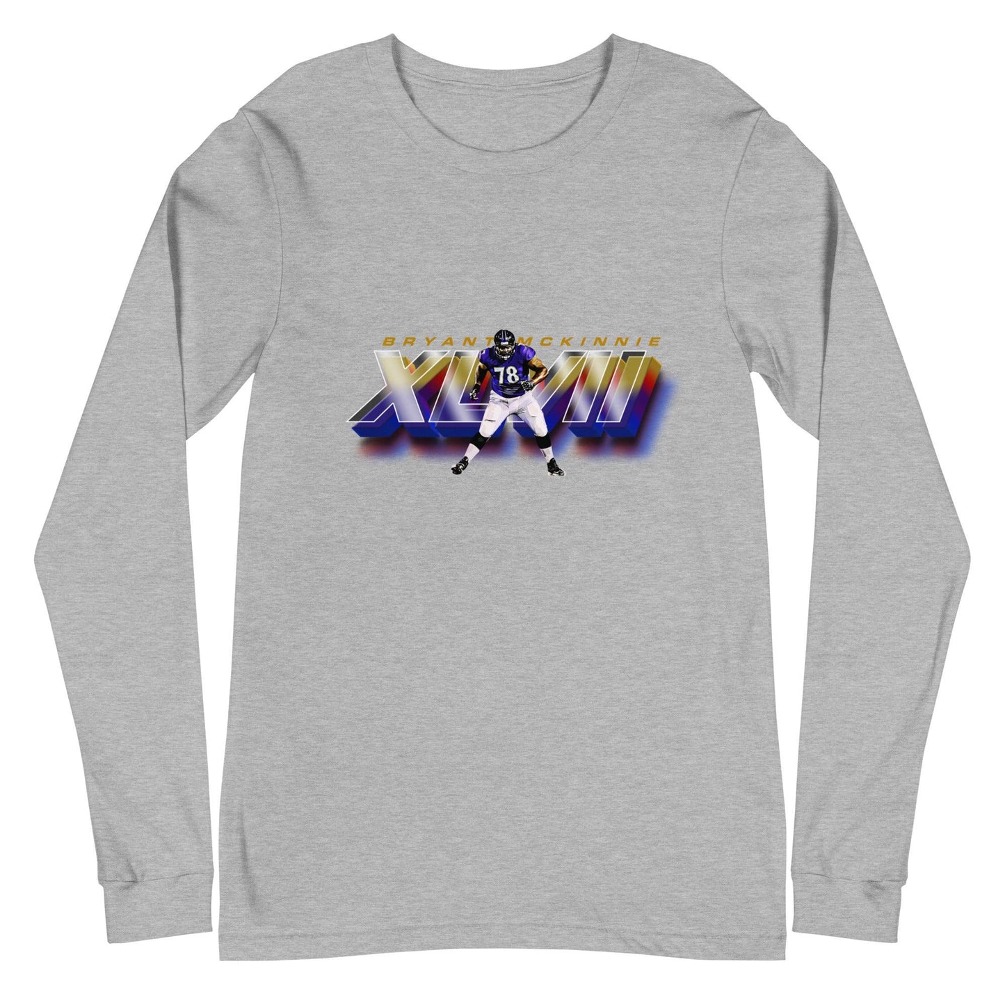 Bryant McKinnie "XLVII" Long Sleeve Tee - Fan Arch