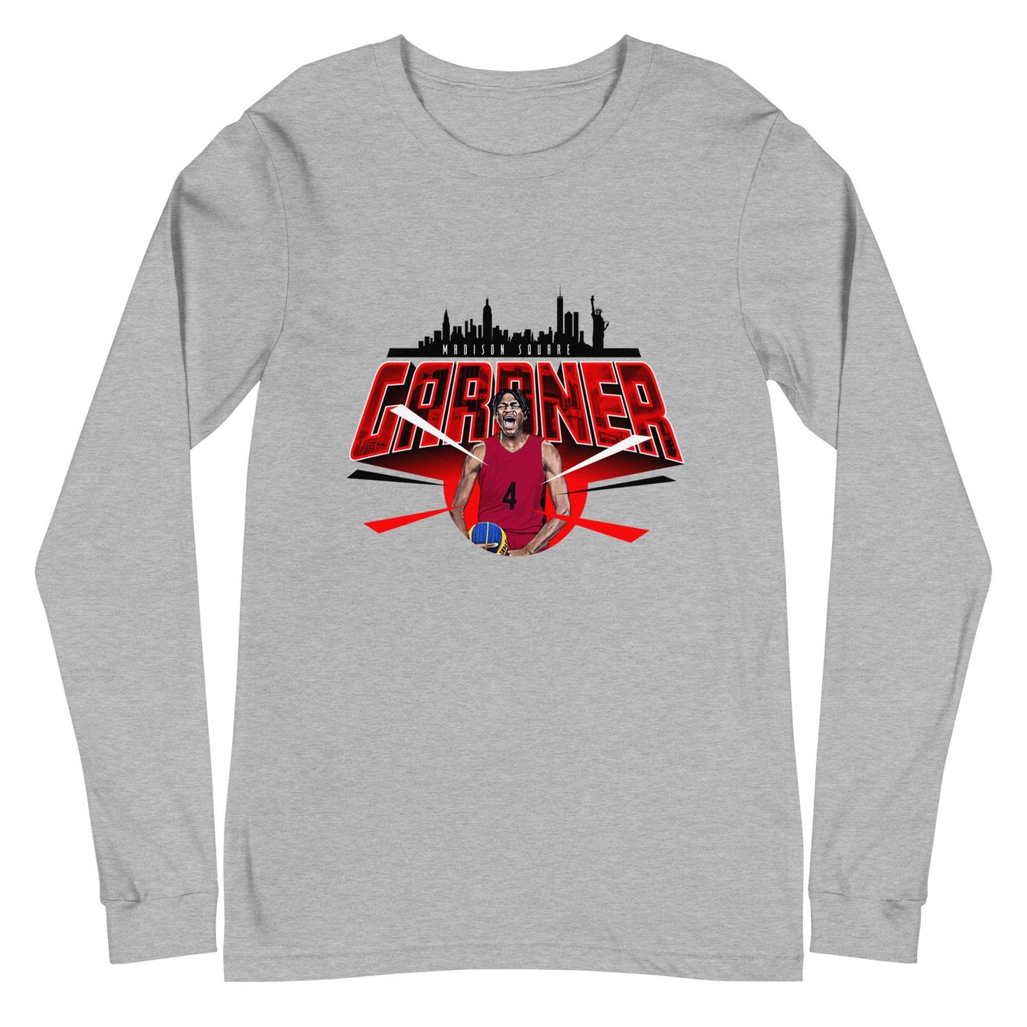 Brandon Gardner "Madison Square" Long Sleeve Tee - Fan Arch