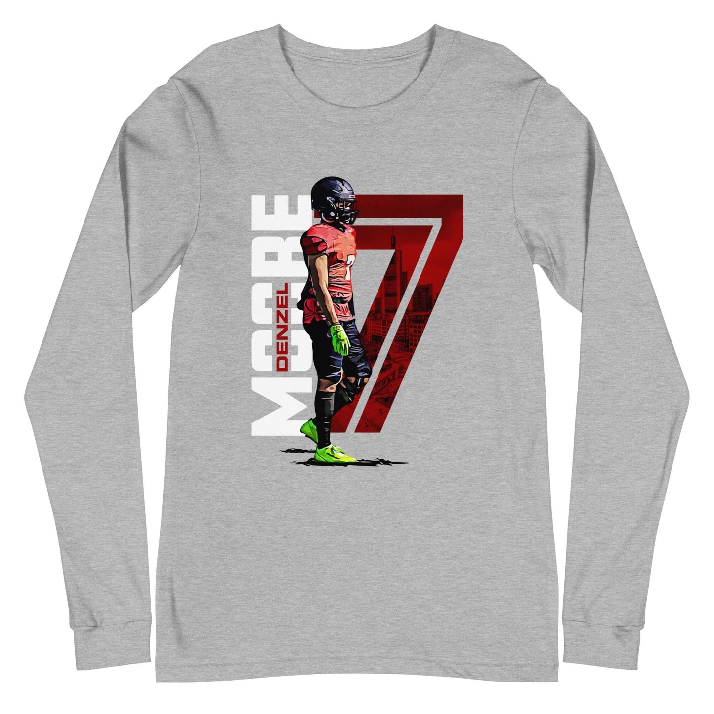Denzel Moore "Gameday" Long Sleeve Tee - Fan Arch