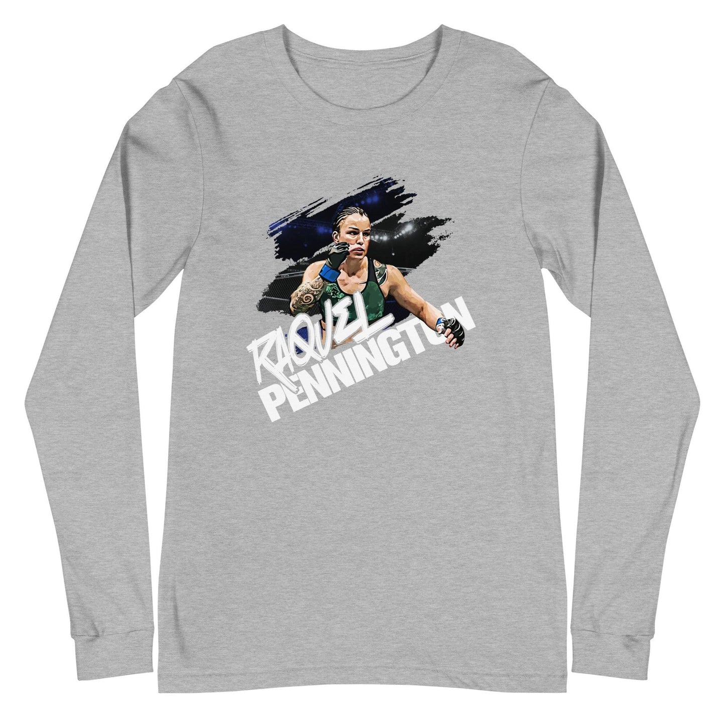 Raquel Pennington "Fight Night" Long Sleeve Tee - Fan Arch
