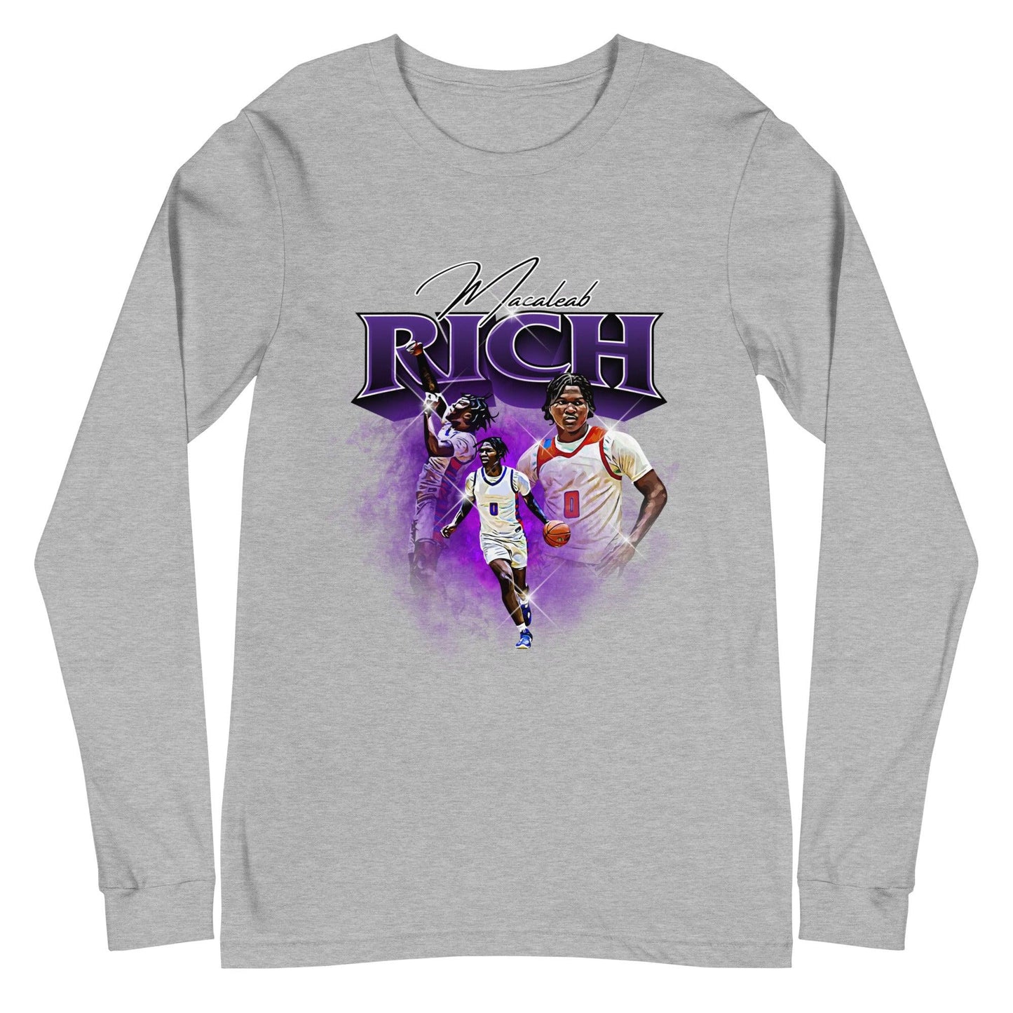 Macaleab Rich "Vintage" Long Sleeve Tee - Fan Arch