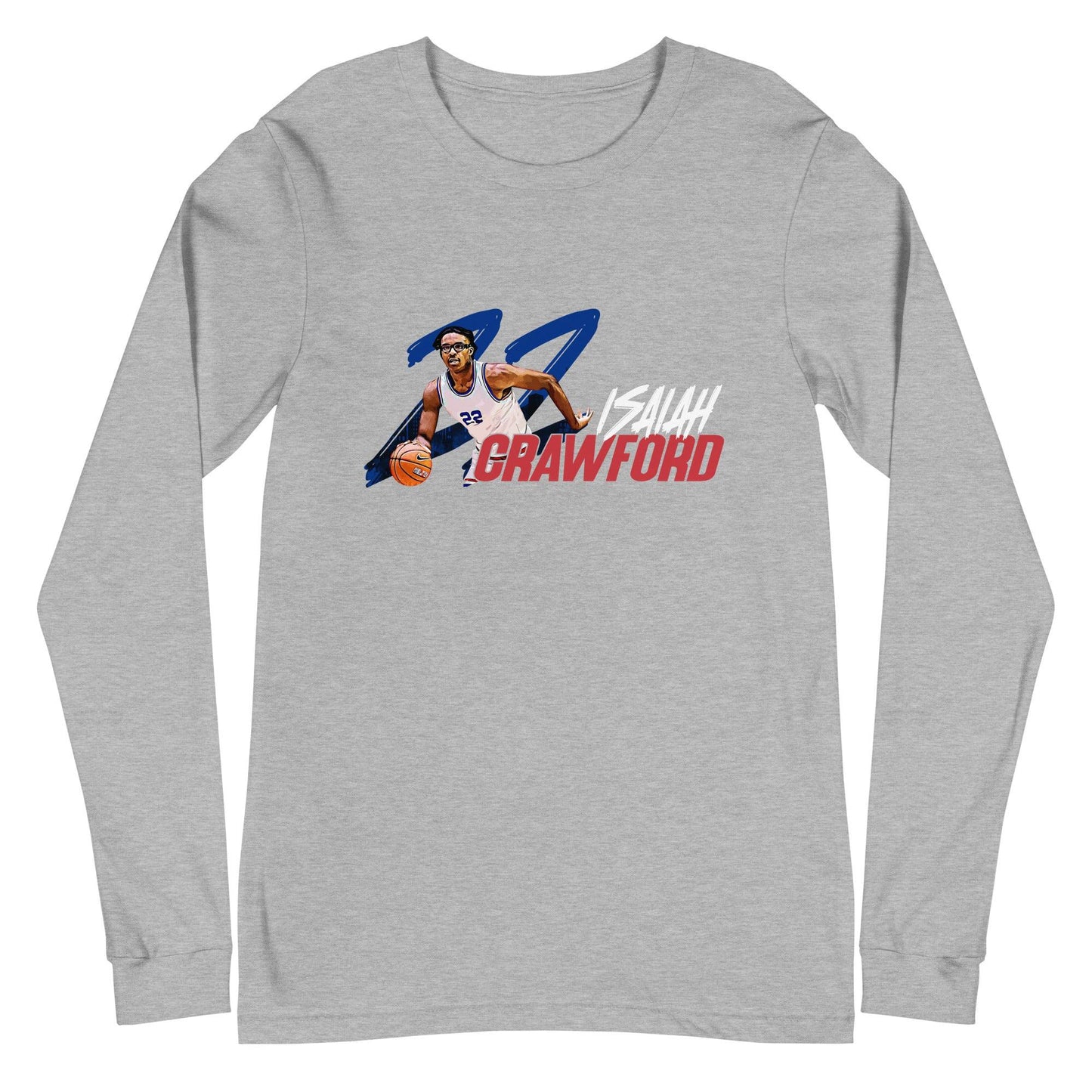 Isaiah Crawford "Gameday" Long Sleeve Tee - Fan Arch