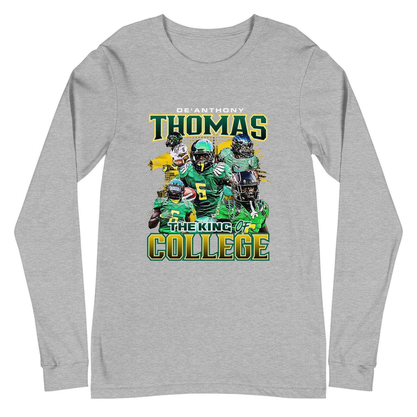 De'Anthony Thomas "Vintage" Long Sleeve Tee - Fan Arch