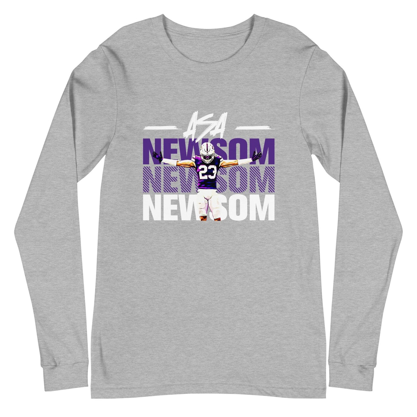 Asa Newsom "Gameday" Long Sleeve Tee - Fan Arch