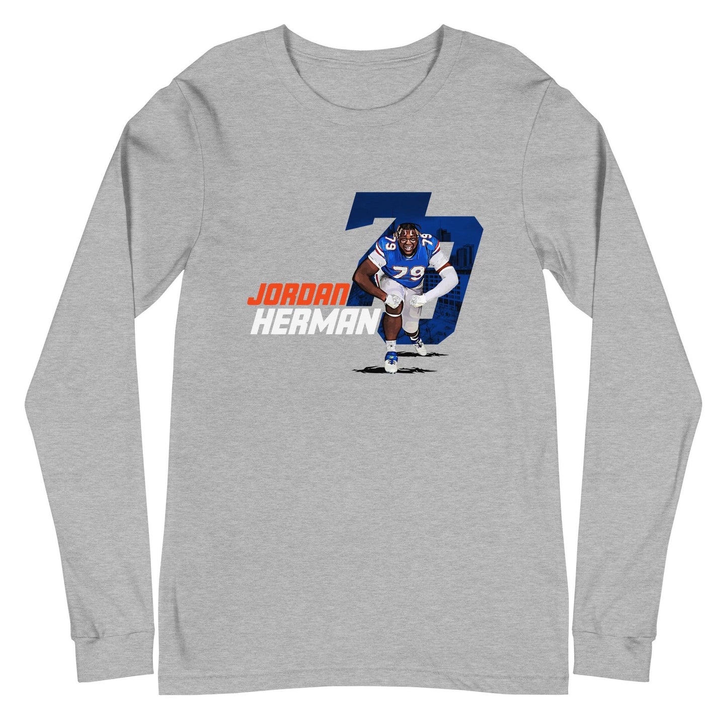 Jordan Herman "Gameday" Long Sleeve Tee - Fan Arch