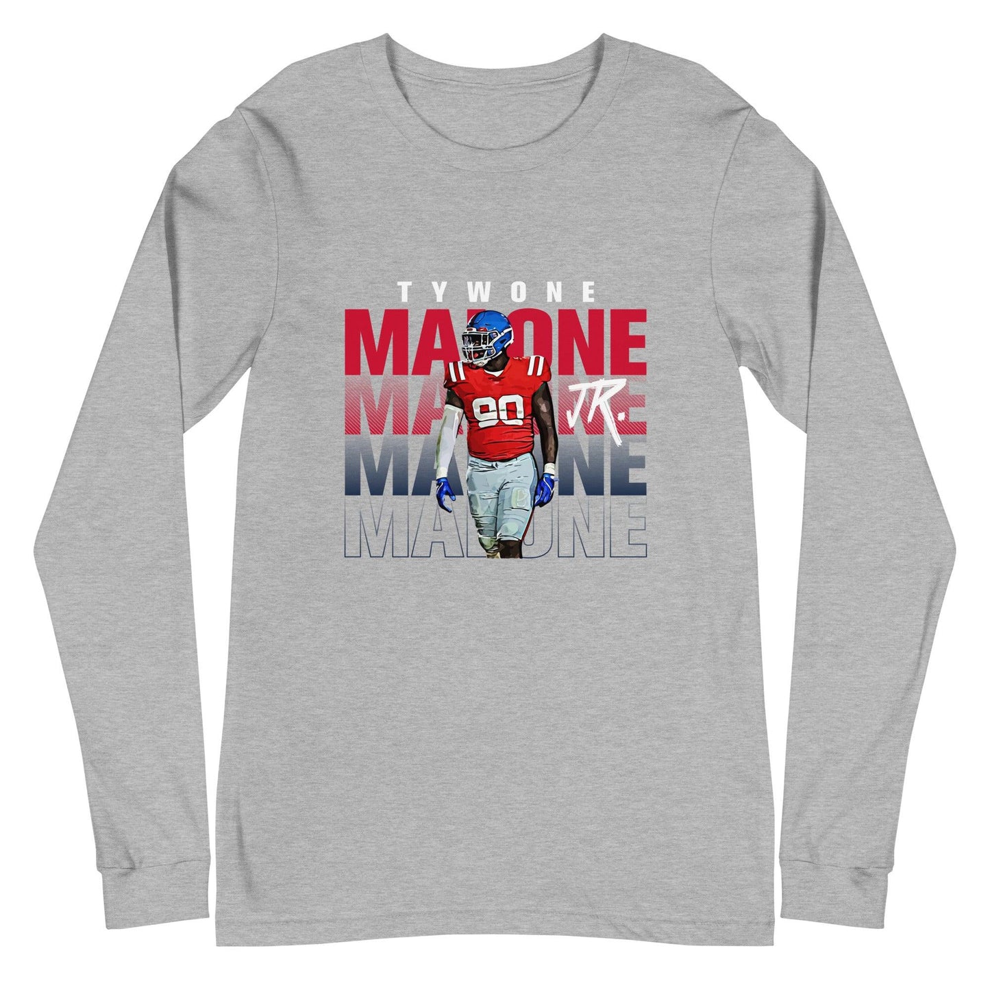Tywone Elijah Malone Jr. "Gameday" Long Sleeve Tee - Fan Arch