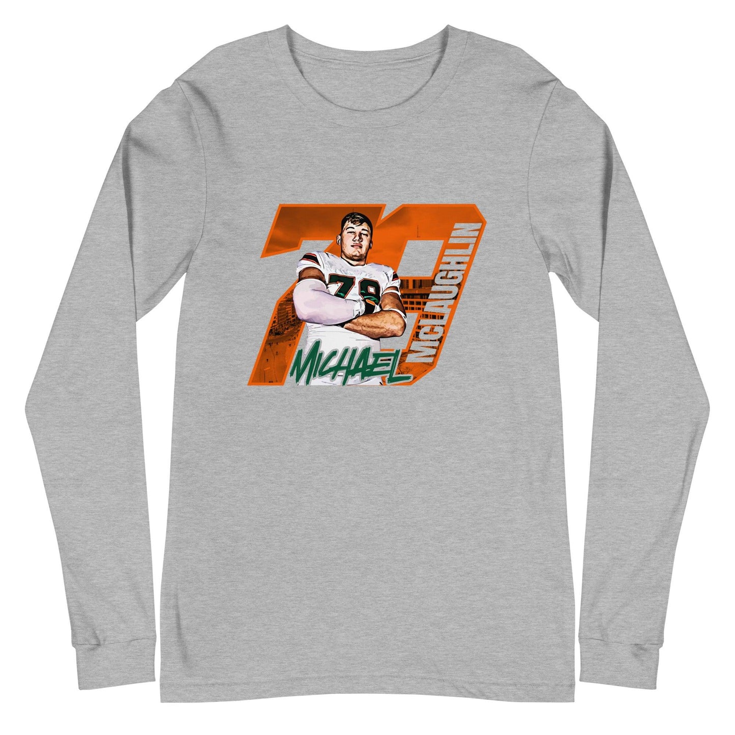 Michael McLaughlin "Gameday" Long Sleeve Tee - Fan Arch