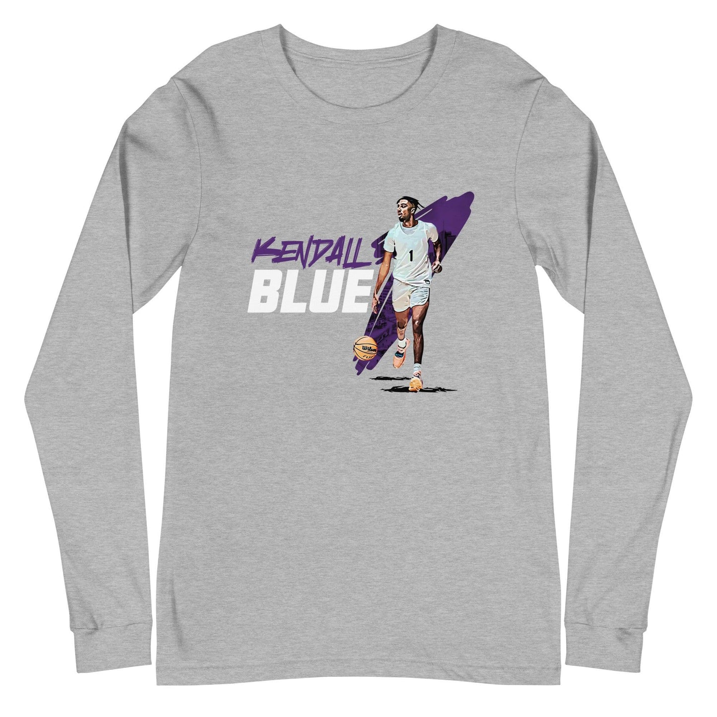 Kendall Blue "Gameday" Long Sleeve Tee - Fan Arch
