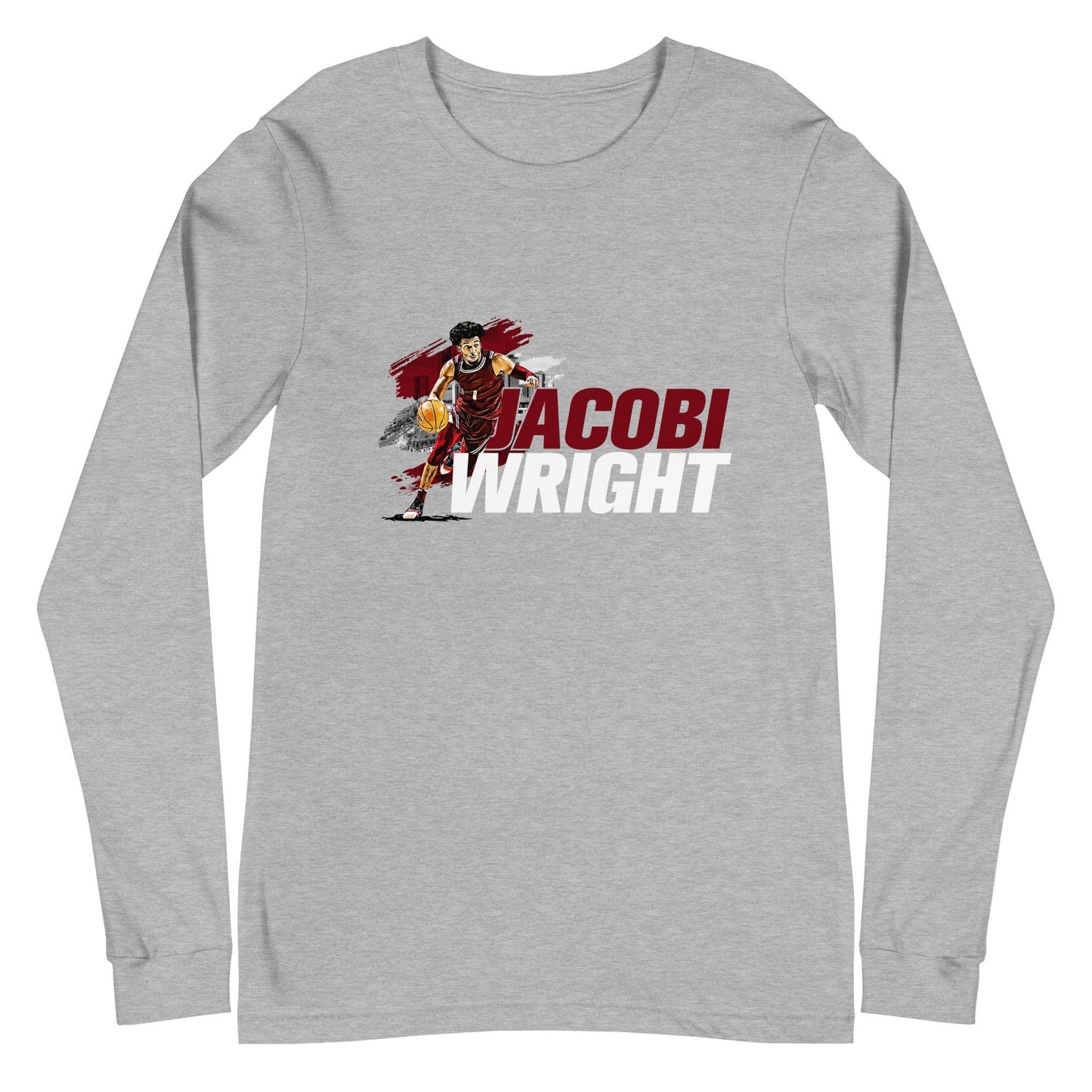 Jacobi Wright "Gameday" Long Sleeve Tee - Fan Arch