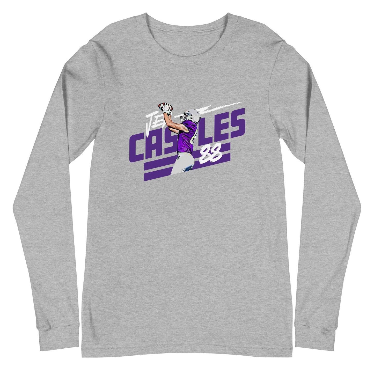 Jed Castles "Gameday" Long Sleeve Tee - Fan Arch