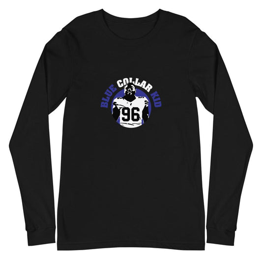 Demone Harris "Blue Collar Kid" Long Sleeve Tee - Fan Arch