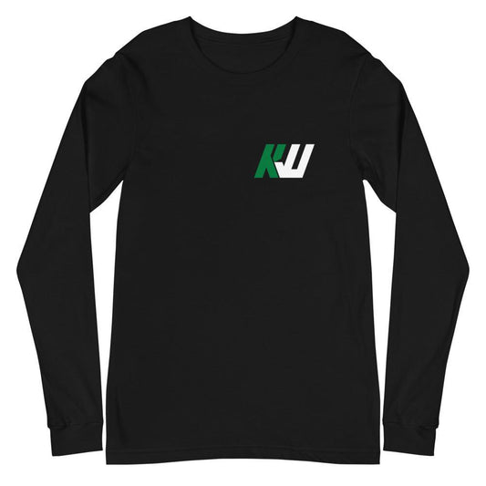 Kylee Watson "KW" Long Sleeve Tee - Fan Arch