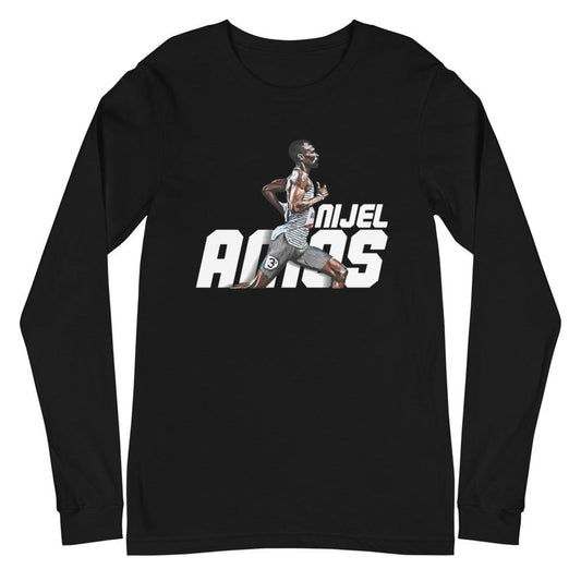 Nijel Amos "Distance" Long Sleeve Tee - Fan Arch