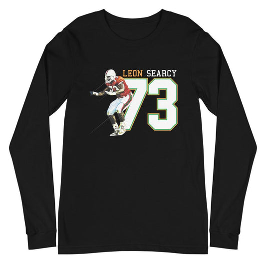 Leon Searcy "Throwback" Long Sleeve Tee - Fan Arch