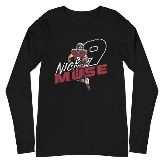 Nick Muse “Essential” Long Sleeve Tee - Fan Arch
