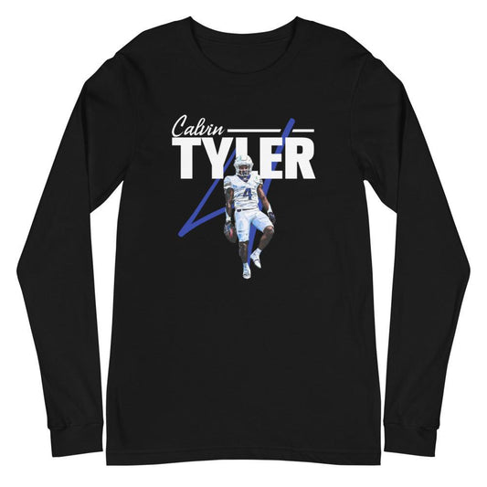 Calvin Tyler Jr. "4" Long Sleeve Tee - Fan Arch