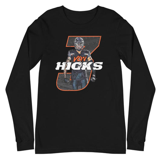 Von Hicks "Big 3" Long Sleeve Tee - Fan Arch